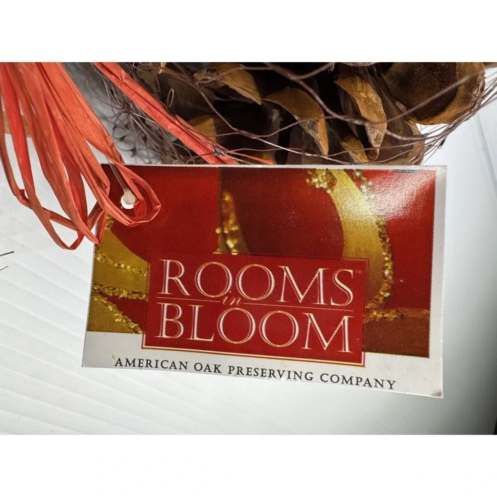 Lot Of 3 Large 13 Inch Sugar Pine Cones New Rooms In Bloom NWT